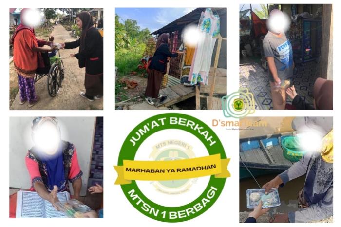 Jumat Berkah MTsN 1 Berbagi