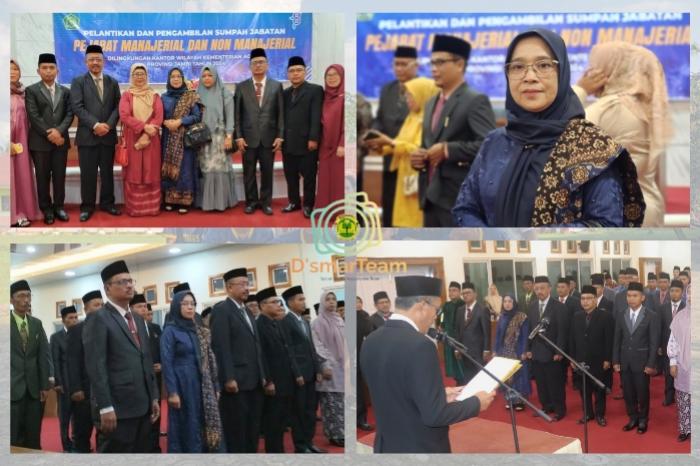 Pelantikan dan Pengambilan Sumpah Jabatan Kepala MTs N 1 Tanjung Jabung Timur