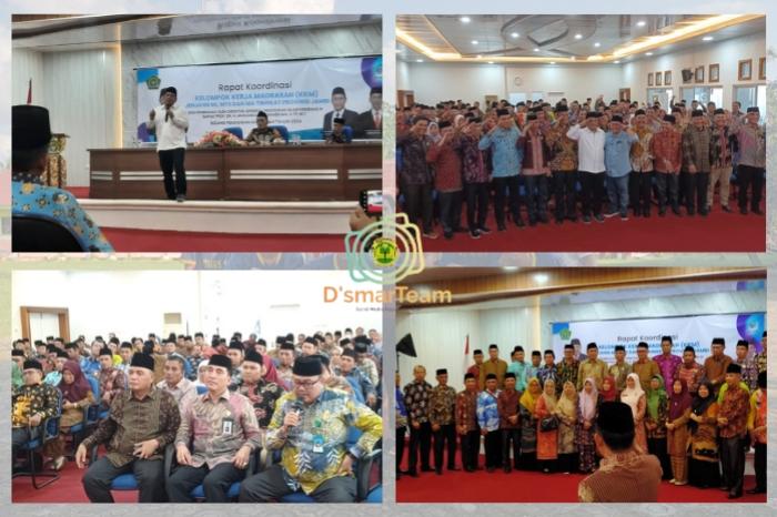 Kepala MTs N 1 Tanjung Jabung Timur ikuti Rakor KKM Jambi