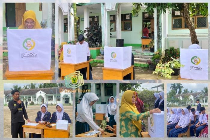 Pemungutan Suara Pilketos Masa Bakti 2024/2025 : Paslon 03 ungguli Paslon 01 dan Paslon 02