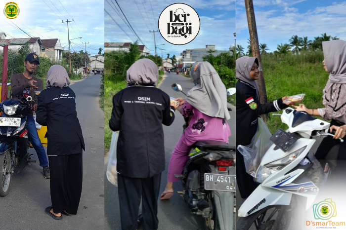 OSIM kembali laksanakan Program Jumat Berkah MTs N 1 Berbagi