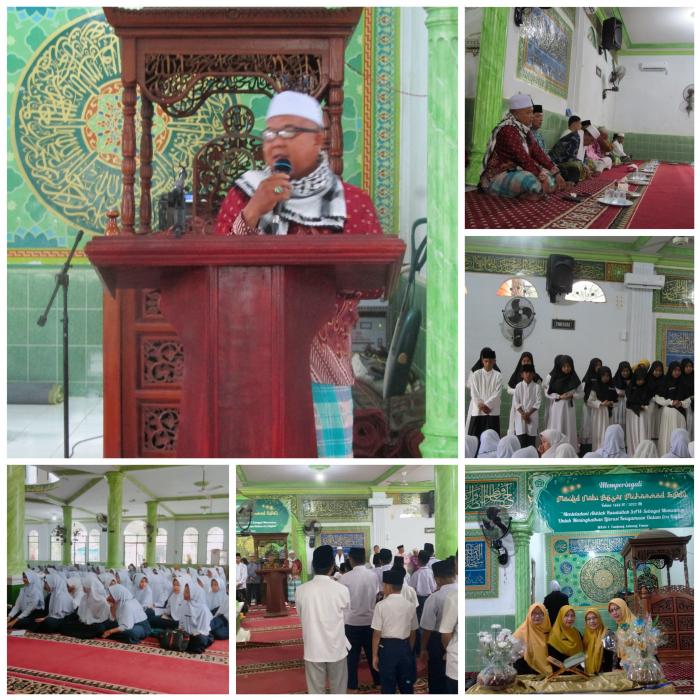 Bersama Masyarakat Merayakan Peringatan Maulid Nabi Muhammad SAW di Mesjid Ar-Raudhah