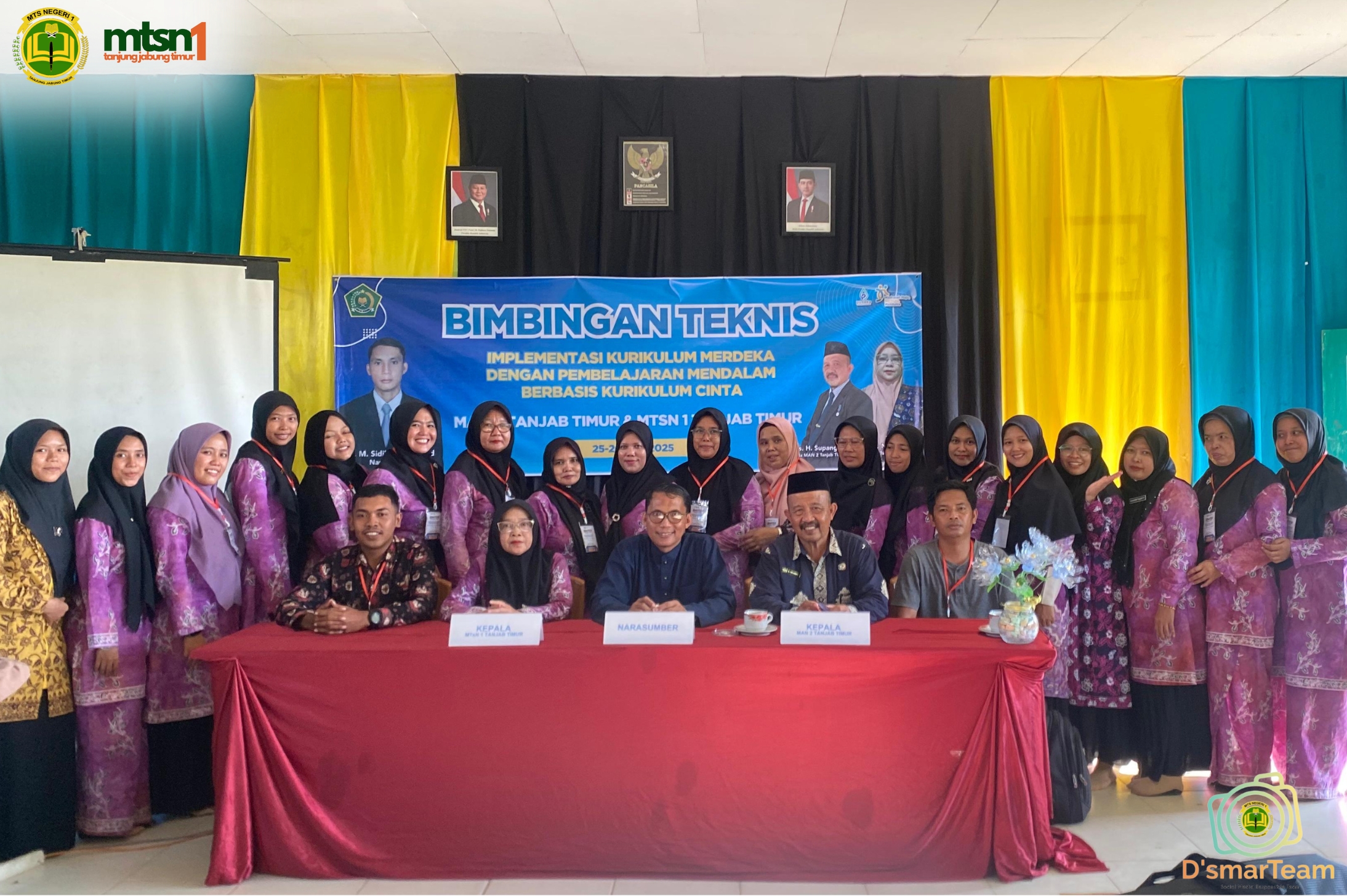 Demi peningkatan kompetensi, MTsN 1 Tanjung Jabung Timur adakan Bimtek Implementasi Kurikulum dan Pembelajaran Mendalam