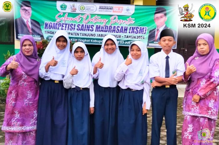 Delegasi MTs N 1 Tanjung Jabung Timur ikuti KSM Tingkat Kabupaten